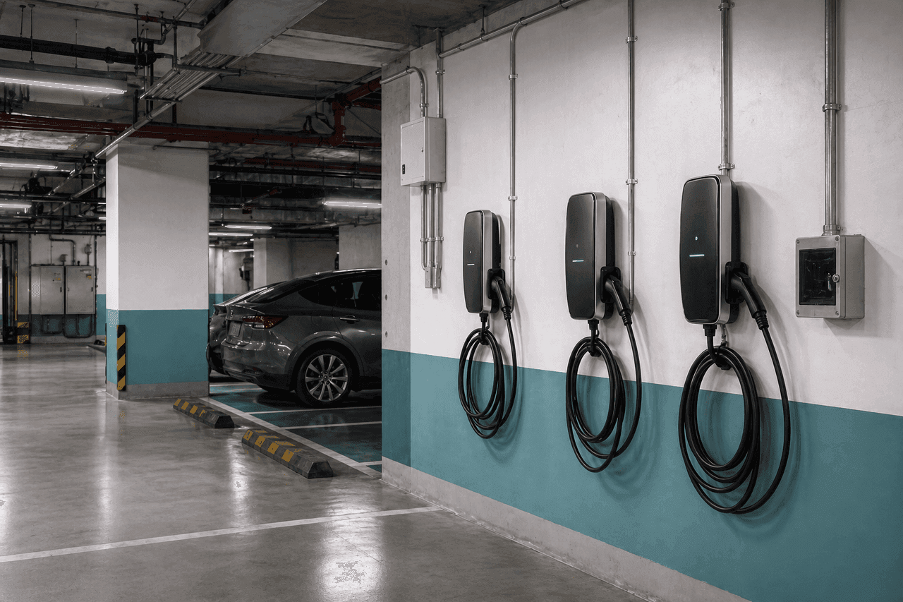 商廈車場充電設備升級
