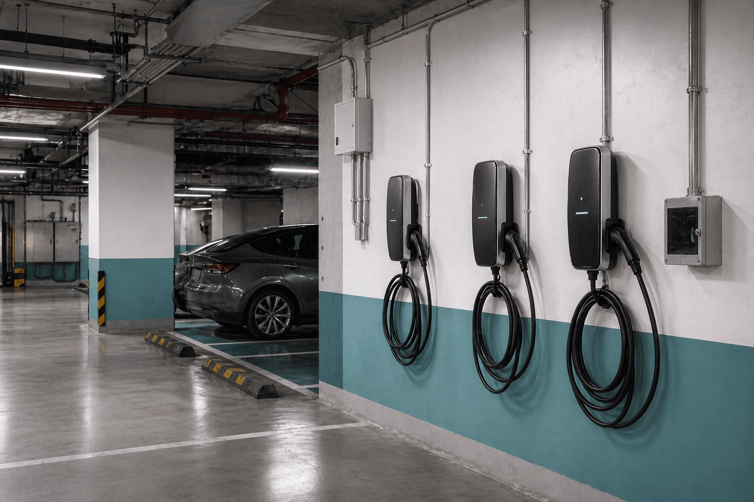 商廈車場充電設備升級
